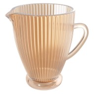 Jarra 1,3l De Vidro Lines Âmbar